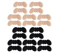 Protectores de talón para tacones altos, respetuosos con el medio ambiente, 10 pares de calcomanías antideslizantes para mujer, plantillas transpirables que absorben el sudor, de cuero, lona, casual,