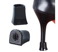 Protectores de Talón para Zapatos de Tacón Alto,Tacones de Reemplazo de Zapatos - Tapas de talón de reparación de repuesto antideslizantes | Tapones de talón en de U Cubiertas de punta reductoras de r