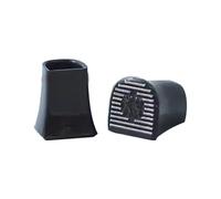Protectores de talones - taloneras | Antideslizantes para Zapatos de Tacón Alto - de Repuesto Reductoras de Ruido para Hierba y Adoquines - Juego de 10, Negro Transparente, TPU, Accesorios