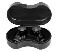 Protectores de Tapones para los Oídos Impermeables, Accesorio de Natación en Espiral de Silicona Suave, Aurícula de Ajuste Izquierdo y Derecho (BLACK)