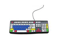 Protectores de teclado de silicona transparentes, impermeables y a prueba de polvo para teclados con cable Logitech K120MK120.
