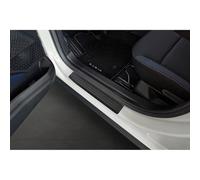 Protectores de umbral de puerta Black Inox compatibles con Dacia Duster III 2024- 'Lines' - 4 piezas