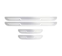 Protectores de umbral de Puerta de Acero Inoxidable 4 Unidades para Alfa Romeo Mito 147, 156, 159 y 166. Incluye Placas Protectoras contra Rozaduras y Pedal de Bienvenida Trimx.,B-One Size