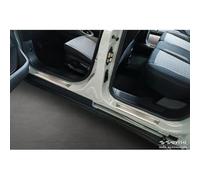 Protectores de umbral de puerta de acero inoxidable compatibles con Ford Tourneo Courier II 2023- 'Lines' - 4 piezas