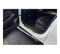 Protectores de umbral de puerta Inox compatibles con Volkswagen ID.7 2023- - 'Lines' - 4 piezas
