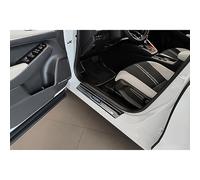 Protectores de umbral de puerta Inox negros compatibles con Honda HR-V 2021- 'Hybrid' - 4 piezas