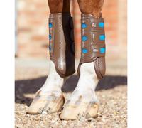 Protectores delanteros cerrados para caballo Premier Equine Carbon Tech Air Cooled L