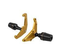 Protectores Deslizantes De Motor Motocicleta Protector Caída Deslizante Contra Accidentes Para GROM MSX125 MSX 125 2022 2023 2024 Control deslizante del marco de la motocicleta(Oro)