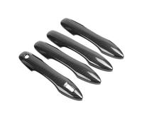Protectores exteriores contra arañazos para manijas de puertas de coche | Compatible con Toyota Yaris Mazda2 híbrido XP210 2020-2024.(Carbon Color,1SET B)