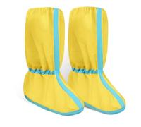 Protectores industriales antideslizantes a prueba de salpicaduras con protector de dedos reforzado para manipulación de materiales peligrosos, 1 par de cubrezapatos de trabajo impermeables no tejidos