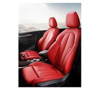 Protectores Interior Fundas De Asiento Coche Cuero Para Para 1 2Series Para 118I 120I 125I 228I 230I Para 235I E81 E82 Para E87 E88 F20 Fundas Protección cojín(Rojo)