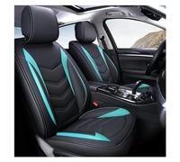Protectores Interior Fundas De Cuero Para Asientos Para Nissan Para Qashqai Para J11 J10 Para Primera P12 Para Versa Para X Trail T32 2019 Fundas Protección cojín(Black green standard)