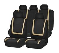 Protectores Interior Juego De Fundas De Asiento De Coche Para Polo 2013 Para GOLF 3 Para Tiguan Para Fox 1,6 2011 Fundas Protección cojín(Beige full set)