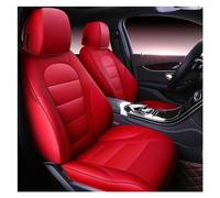 Protectores Interior Para Ford Para Kuga Solo 2 Piezas Asiento Delantero Cubierta De Asiento De Coche Asiento De Cuero Accesorios Estilo Fundas Protección cojín(Rojo)
