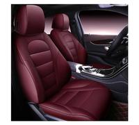 Protectores Interior Para Ford Para Kuga Solo 2 Piezas Asiento Delantero Cubierta De Asiento De Coche Asiento De Cuero Accesorios Estilo Fundas Protección cojín(VINO ROJO)