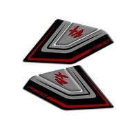 Protectores laterales depósito resina 3D compatible con BMW F 900 XR 2020-2022 L-140 (rojo)