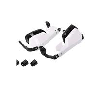 Protectores Mano Ajuste para CFMOTO 450MT 2024 Protectores de Mano Protector de Palanca Manillar Nuevo Escudo de guardamanos de aleación de Aluminio Shield Protectores Manillar(White Handle Plug)