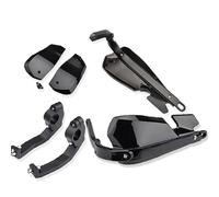 Protectores Mano Motocicleta para Kaiyue 800 para KOVE 800X Protector De Mano para Motocicleta Mango A Prueba De Viento Arco Cuerno Protector De Mano Manillar Paramanos(Black Set)