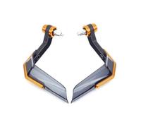 Protectores Mano para Moto para CB500X NC750X MT07 MT09 MT10 17-22 Mm Protector Mano Aleación Aluminio Universal para Motocicleta(Naranja)