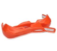 Protectores Manos Motocicleta 7/8" 22 Mm 1 1/8" 28 Mm Incluyen Protección Manillar Manetas Freno Embrague Protector Barra Manillar(Orange,22mm)