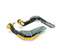Protectores Manos Motocicleta Equipo Protección A Prueba Viento Protector Aluminio Motocicleta Guardamanos Parabrisas Mango Scooter Motocross(Oro)