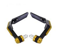 Protectores Manos Motocicleta para CB500X NC750X MT07 MT09 MT10 17-22 Mm Protector Mano Aleación Aluminio Universal para Motocicleta(Golden)