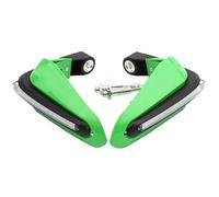 Protectores Manos para Motocicleta para Aprilia Pegaso 650 SXV SR 150 RSV RSV4 RS50 Tuono V4 RS 125 50 Guardamanos con Luz para LED Paramanos Motocross Dirt Bike(Verde)