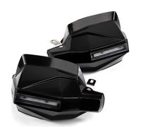 Protectores Manos para Motocicleta para MSX 125 XADV 750 X-11 X11 CB 190R NC750S NC750X Paramanos Motocicleta con Luz Intermitente(Negro)