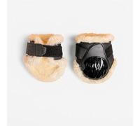 Protectores Menudillo Caballo 500 Negro Borreguito Sintético x2 CS