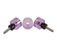 Protectores Motor Motocicleta para Protector Barra Choque Barras Protectoras Motor ColoresProtector Rendimiento 58mm Tapa Extremo Barra Choque Ruedas(Purple)