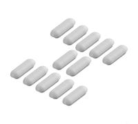 Protectores para asiento de inodoro, 12 almohadillas absorbentes de golpes para tapas de cierre suave, kit de repuesto de amortiguadores de goma gris para asientos tambaleantes, ajuste ancho en forma