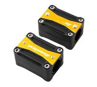 Protectores para Barras de Choque 1 Par Para Varadero XL1000V XL1000 1999-2025 Parachoques Barra De Protección Bloque Decorativo Deslizadores De Marco De Motocicleta(Yellow)