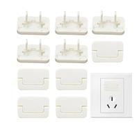 Protectores para bebés - Juego de protectores de enchufe compacto, inserto de enchufe a prueba de niños, accesorio seguro de seguridad para el hogar, cubierta protectora para entornos interiores |