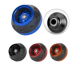Protectores para horquilla Motocicleta Aleación Duradera Protectores | Aleación de aluminio, desgaste, par izquierdo derecho, colores negro naranja, uso general(Black)