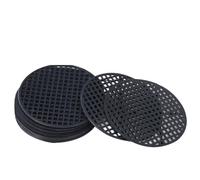Protectores para la cubierta del suelo, Almohadilla de malla drenaje for macetas, tapete rejilla for bonsái, varios tamaños, 3,5-12 cm diámetro(12cm dia.)