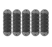 Protectores para la cubierta del suelo, Protector de rejilla malla for maceta, pantalla inferior redonda drenaje bonsái negro for jardín, 20/30 Uds(30Pcs)
