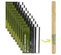 Protectores para postes de vallas Postsaver Pro-Wrap, Tamaño estándar encaja 75 x 75mm a 100 x 100mm postes cuadrados para cercas (pack de 10)