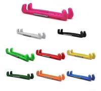 Protectores protectores para patines de hielo con ajuste de resorte de metal, proporcionando cobertura para hockey y patines de velocidad (verde)