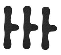 Protectores suaves y transpirables para axilas, capa de absorción de sudor para ropa ajustada, gestión del calor, forro de brasier para piel sensible, Negro, F