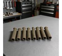 Protectores Térmicos Motor 6.3 Pulgadas Alta Temperatura(Titanium) | para resistencia térmica extrema, evita quemaduras, previene endurecimiento, protege motor, flujo suave