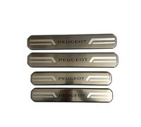 Protectores Umbral Puerta para Peugeot 408 2014-2022, Pegatinas Etiquetas de Protección Umbral Puerta Estribos Coche,Short*2+Long*2