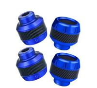 Protectores universales para rueda de motocicleta, protectores contra choques de aleación, copas deslizantes de horquilla delantera que caen, 2/4 Uds.(Blue 4pcs)