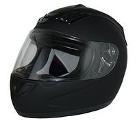 protectWEAR Casco de moto negro mate H-510-ES - L