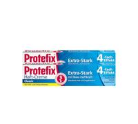 PROTEFIX 2 cremas adhesivas para dentaduras postizas, 47 g, extrafuertes con fuerza de adherencia en húmedo