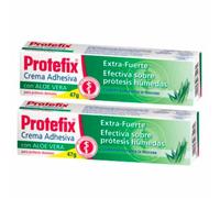 Protefix Cuplo Crema Adhesiv Aloe 2x47g