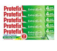 Protefix Protefix - Crema adhesiva de aloe vera extrafuerte con fuerza húmeda, 40 ml, 5 unidades