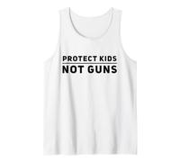 Protege a los niños y no a Las Armas de Apoyo antiarma Control de Armas Camiseta sin Mangas