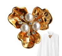 Protège Boutons Pour Chemisiers Femmes - Décoration Florale Métal Élégante, Cache Boutons Pour Vêtements | Accessoires Pour Couturières, Manteaux, Jupes, Costumes, Mode Femmes Filles