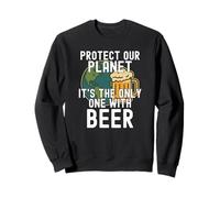 Protege Nuestro Planeta Es el único con Cerveza Save Earth Sudadera
