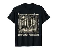 Protege Nuestros Parques Nacionales atormenta a Tus Amantes de la Naturaleza del Patio Trasero Camiseta